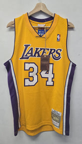 1999-00 Lakers Jersey Shaq O'Neal - Small Hardwood Classics - Large